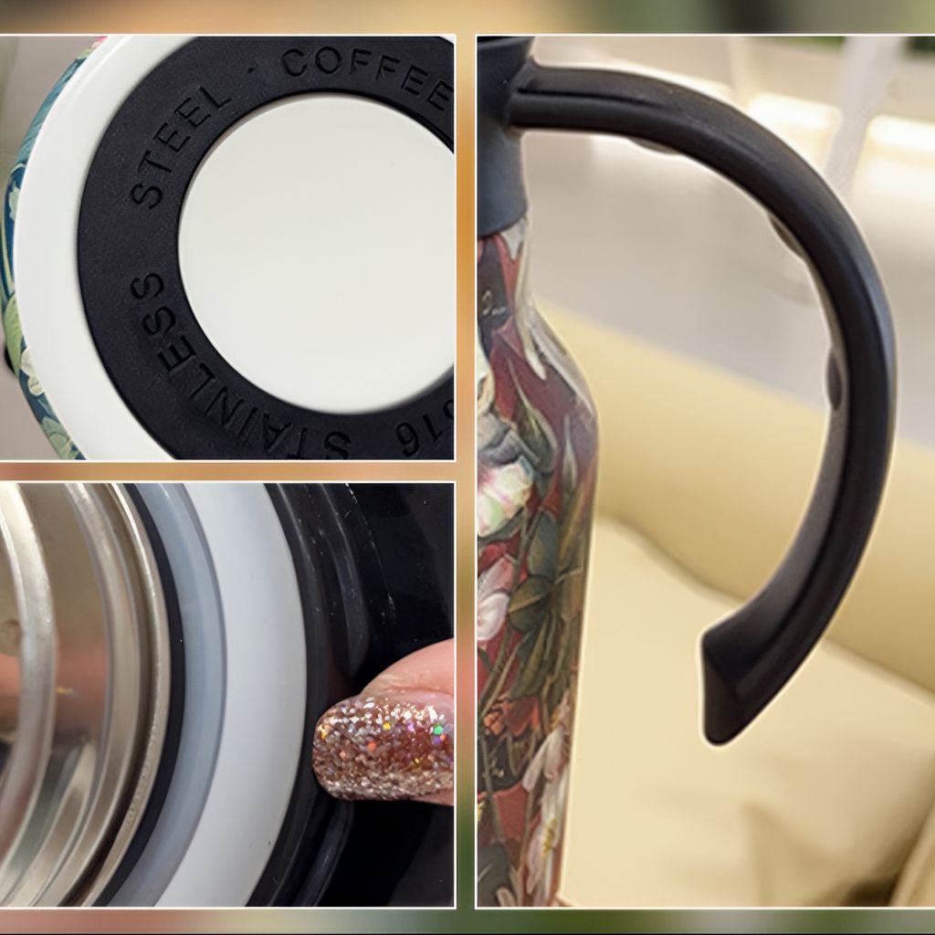 ThermoTheepot: RVS Theepot met zeef voor perfecte thee-ervaring
