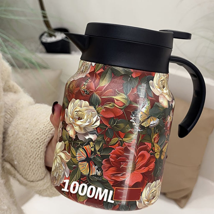 ThermoTheepot: RVS Theepot met zeef voor perfecte thee-ervaring
