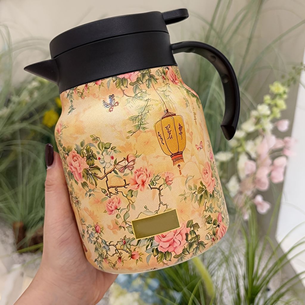 ThermoTheepot: RVS Theepot met zeef voor perfecte thee-ervaring