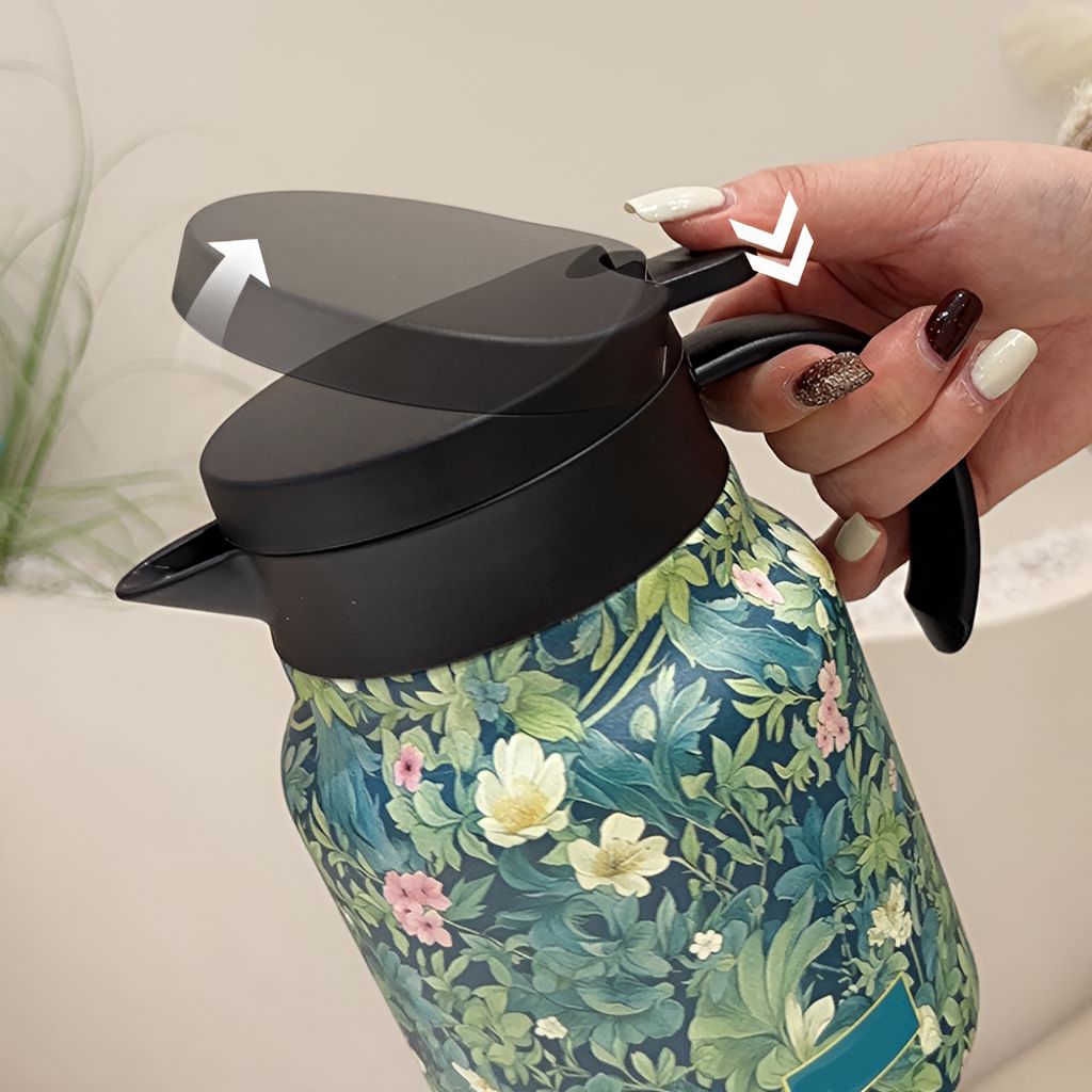 ThermoTheepot: RVS Theepot met zeef voor perfecte thee-ervaring