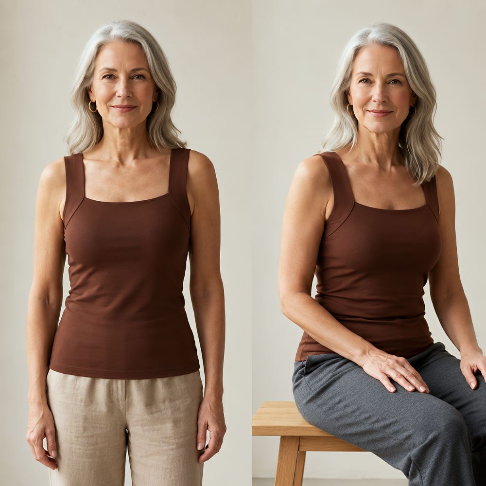 Comfort Tanktop met BH-Ondersteuning