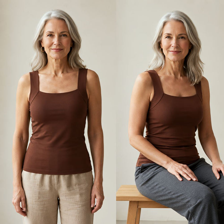Comfort Tanktop met BH-Ondersteuning