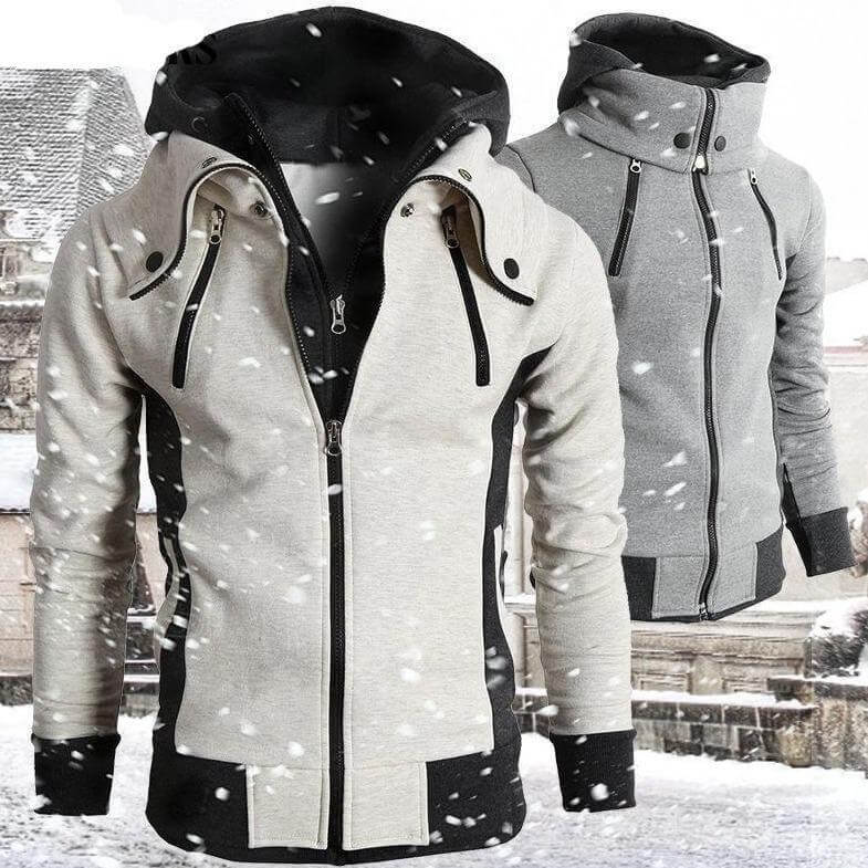 Jordan | Heren hoodie vest met rits en capuchon