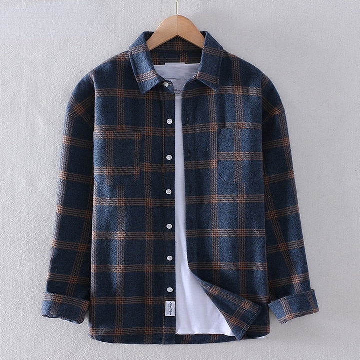 Heren geruit overhemd | Casual flanellen shirt voor herfst & winter