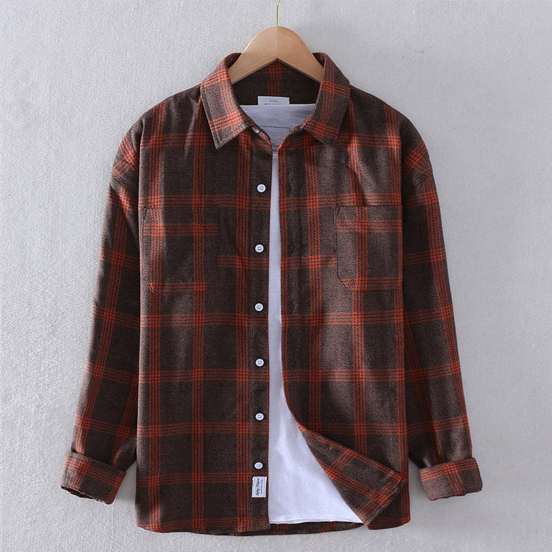 Heren geruit overhemd | Casual flanellen shirt voor herfst & winter