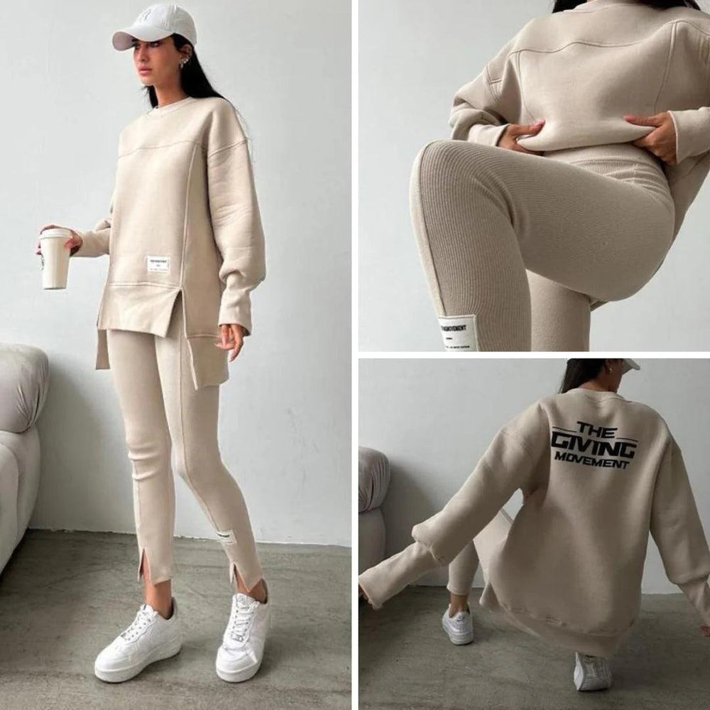 Zaira™ | Casual dames Sweatshirt Legging Set - Storebay.nl