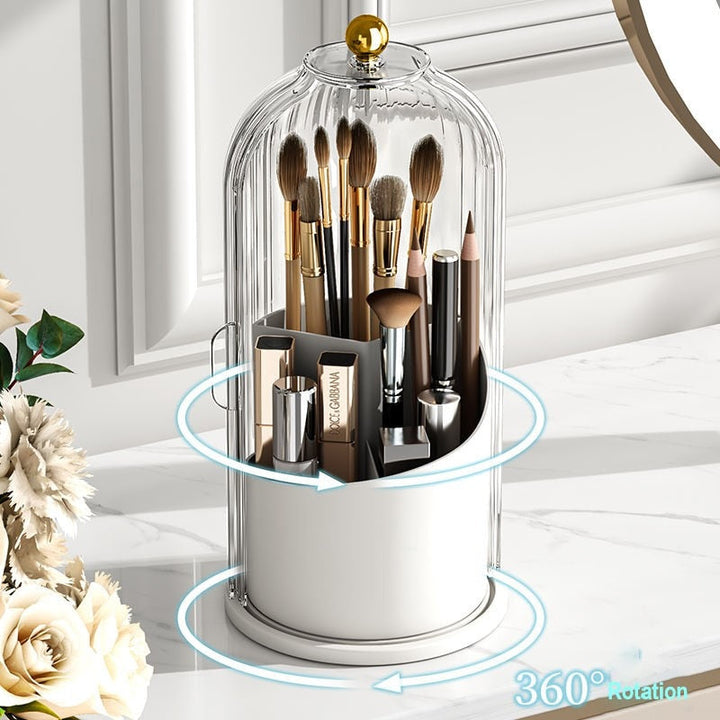 Elegante 360° draaiende Make-up Brush Organizer