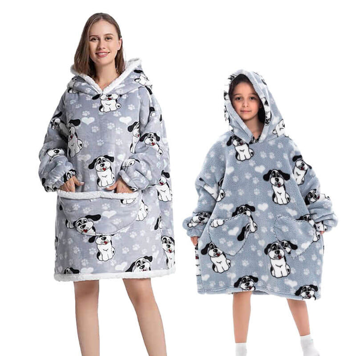 Shoodie™ Hondje | Heb het nooit meer koud met deze warme fleece hoodie deken! - Storebay.nl