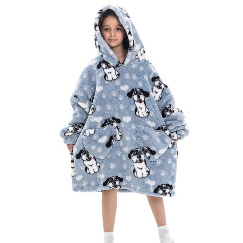 Shoodie™ Hondje | Heb het nooit meer koud met deze warme fleece hoodie deken! - Storebay.nl