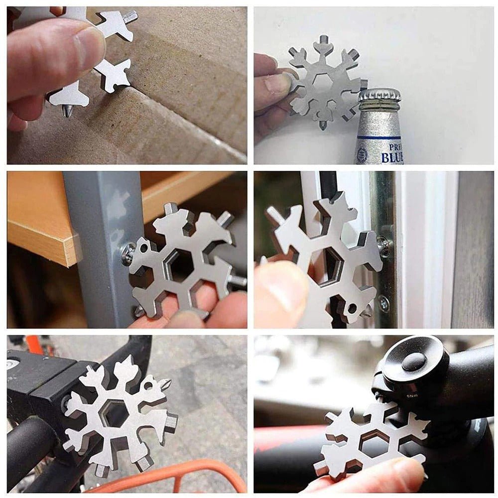 Snowflake 18-in-1 Multi-tool | Altijd klaar voor elke klus - Storebay.nl